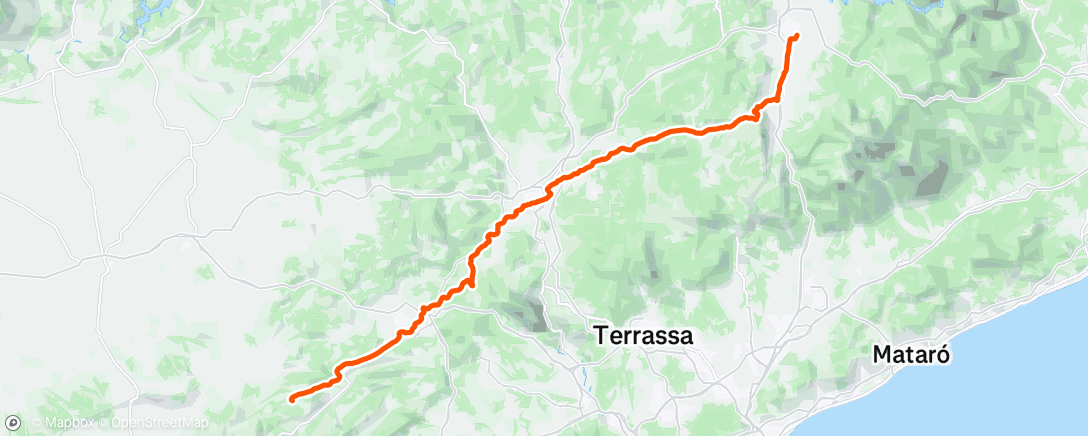 Map of the activity, Morning Mountain Bike Ride