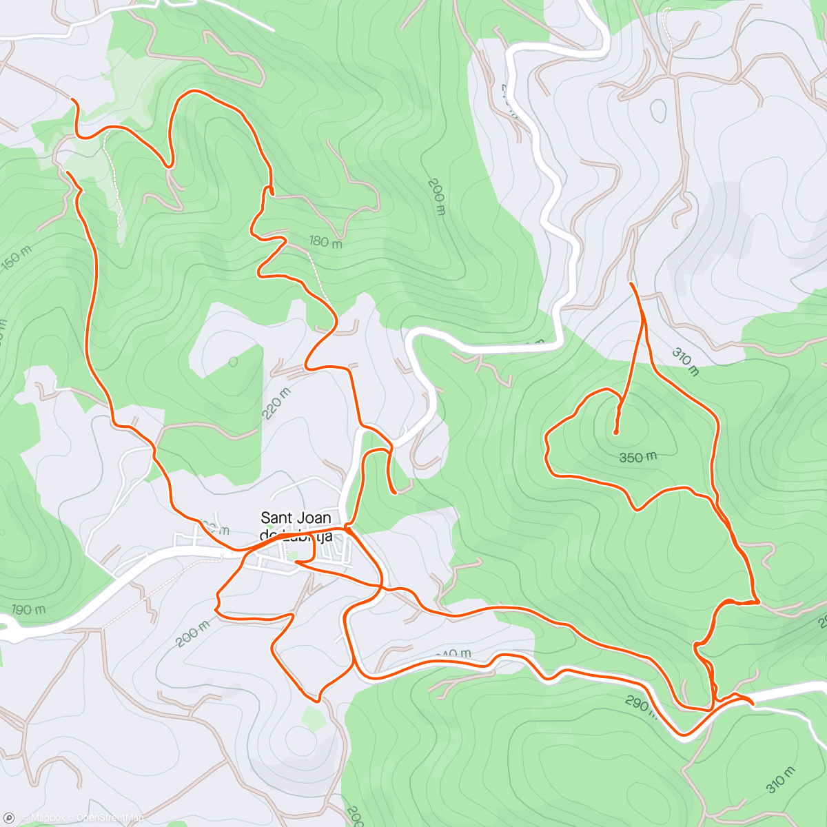 Map of the activity, Trialeretes