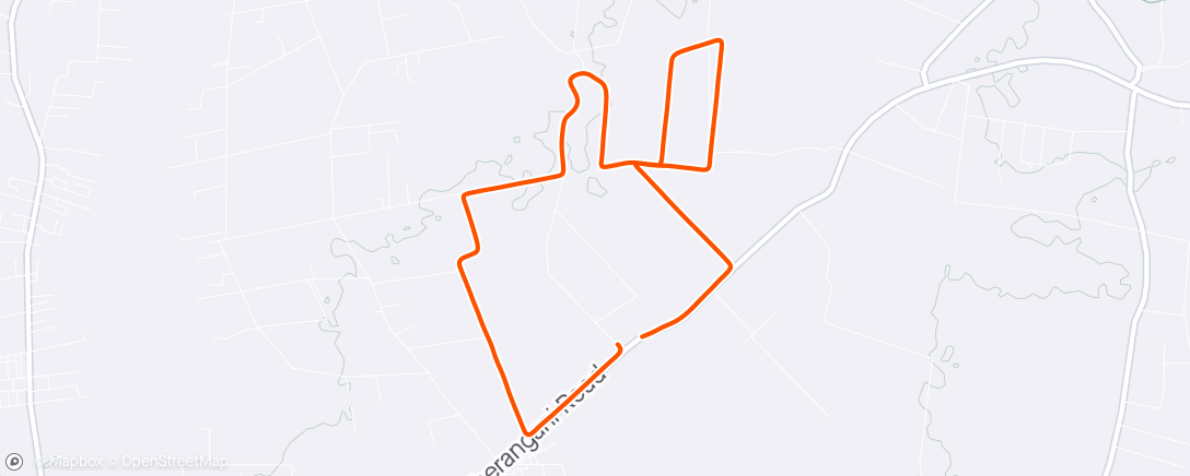 Mapa de la actividad (Morning Run)