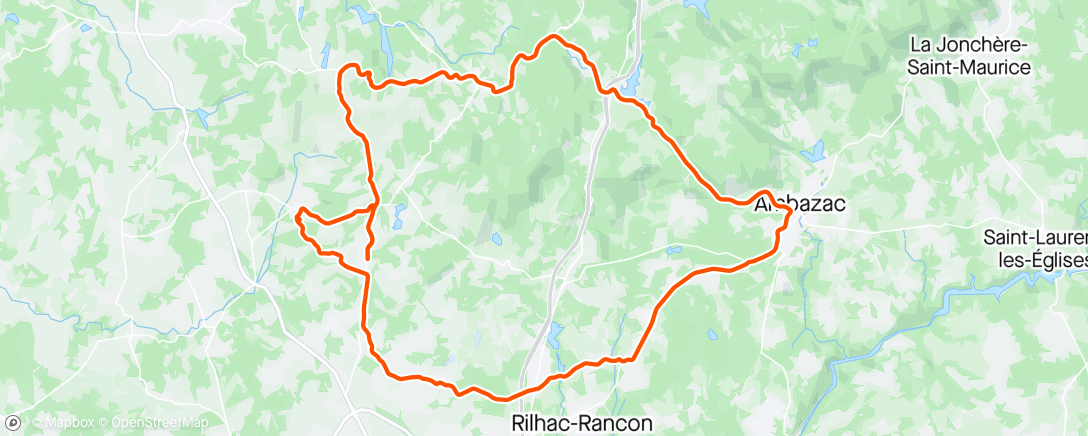 Map of the activity, Sortie vélo le matin 🌥