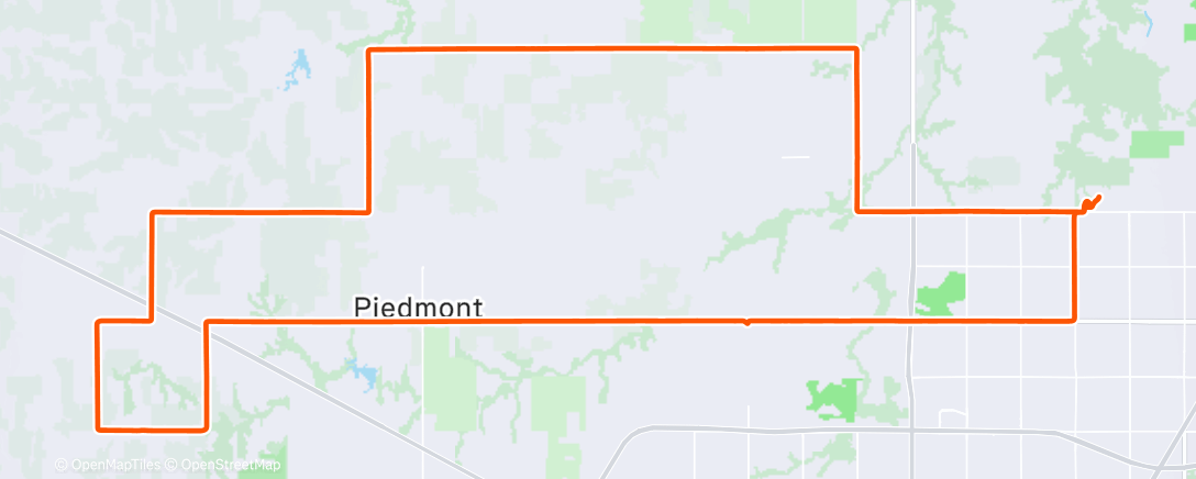 Map of the activity, Morning Ride