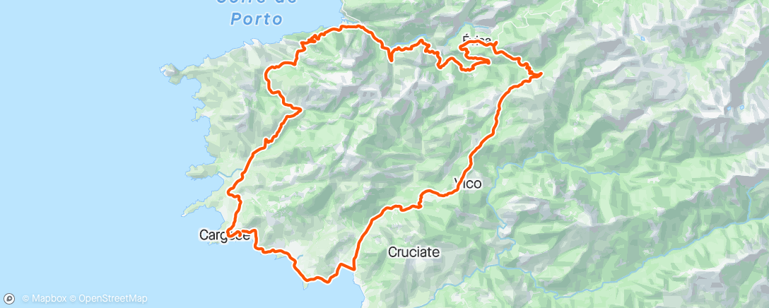 Map of the activity, Tour classique d’avant départ