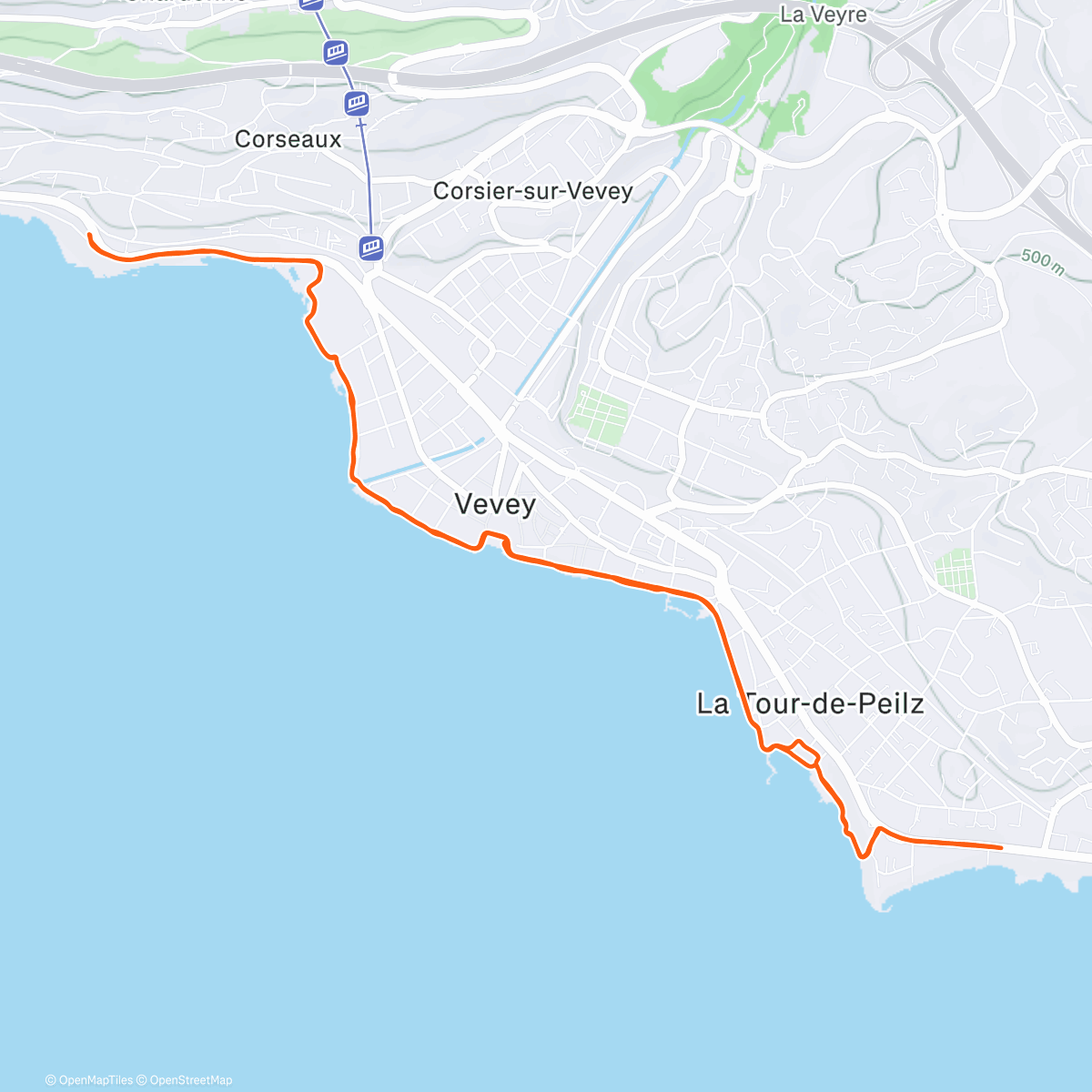 Map of the activity, Christmas Run 🎅🎄