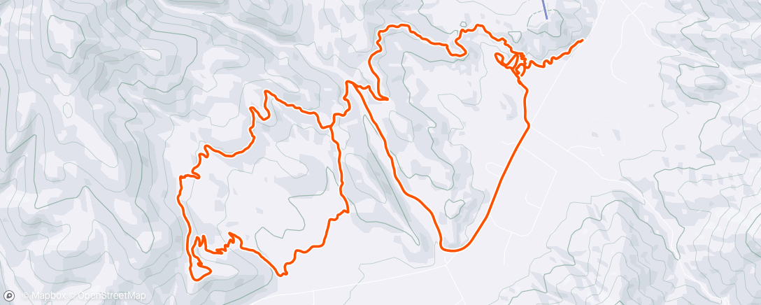 Map of the activity, Afternoon Mountain Bike Ride