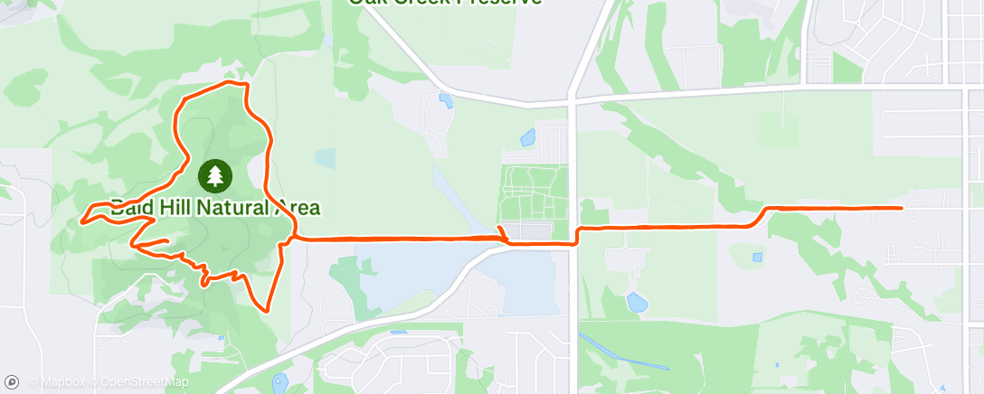 Carte de l'activité Morning Run