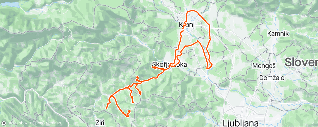 Map of the activity, Šest polanskih puklov ⛰️⛰️⛰️⛰️⛰️⛰️