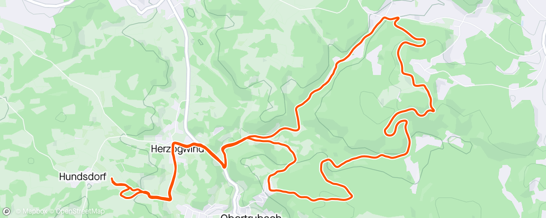 Map of the activity, L2404 Obertrubach Laufen