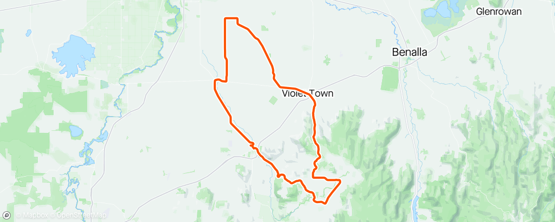 Map of the activity, Ride the Ranges