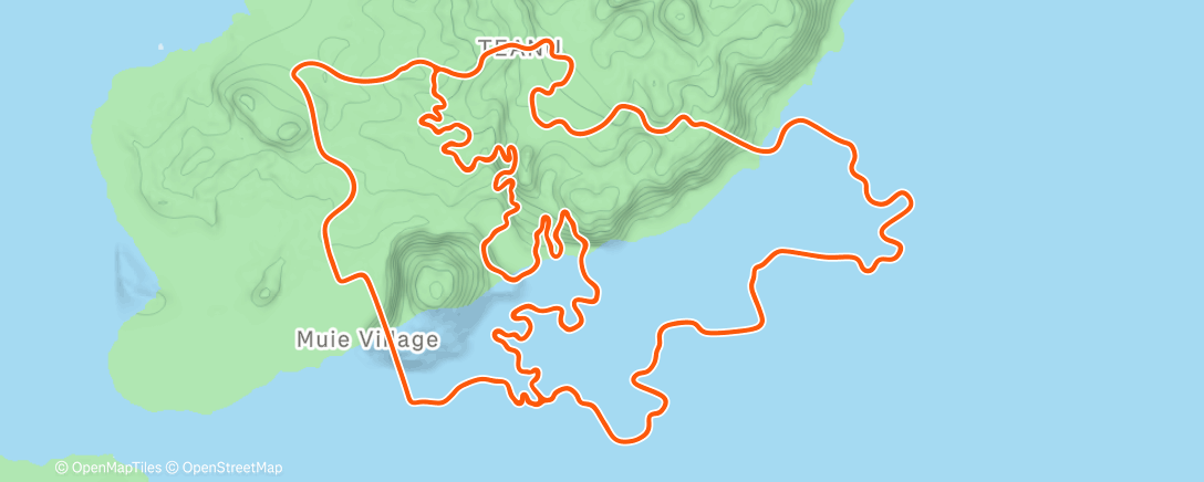 Map of the activity, Zwift - Eastern Eight in Watopia