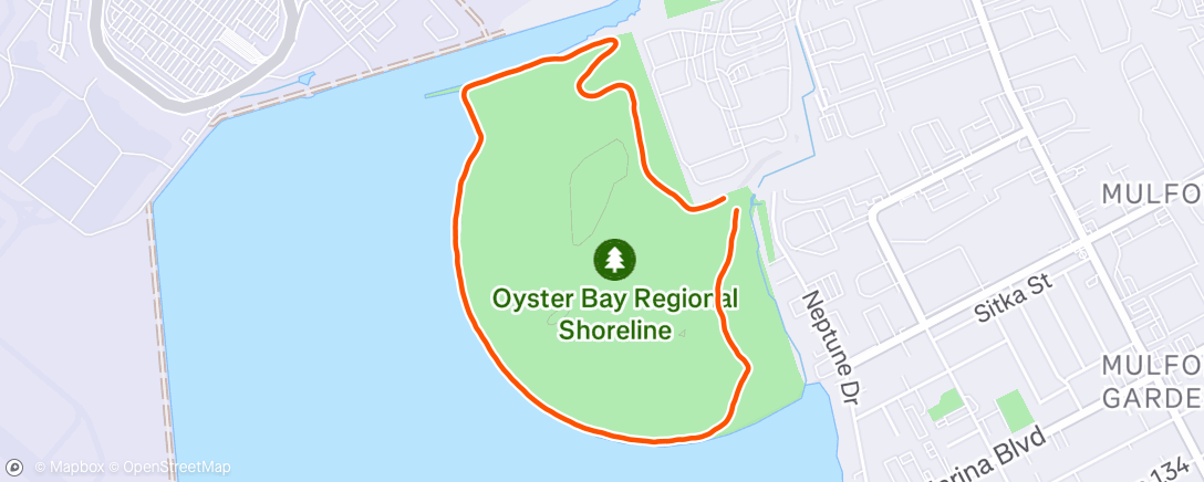 Map of the activity, Lunch Walk
