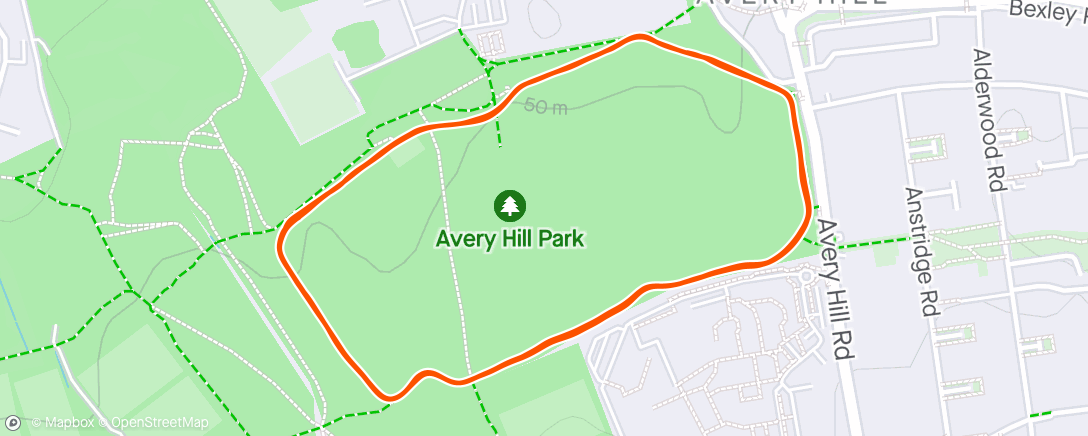 Карта физической активности (Park Run)