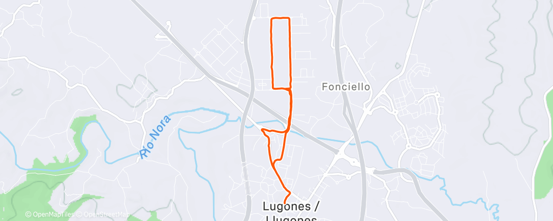 Map of the activity, Trote alegre