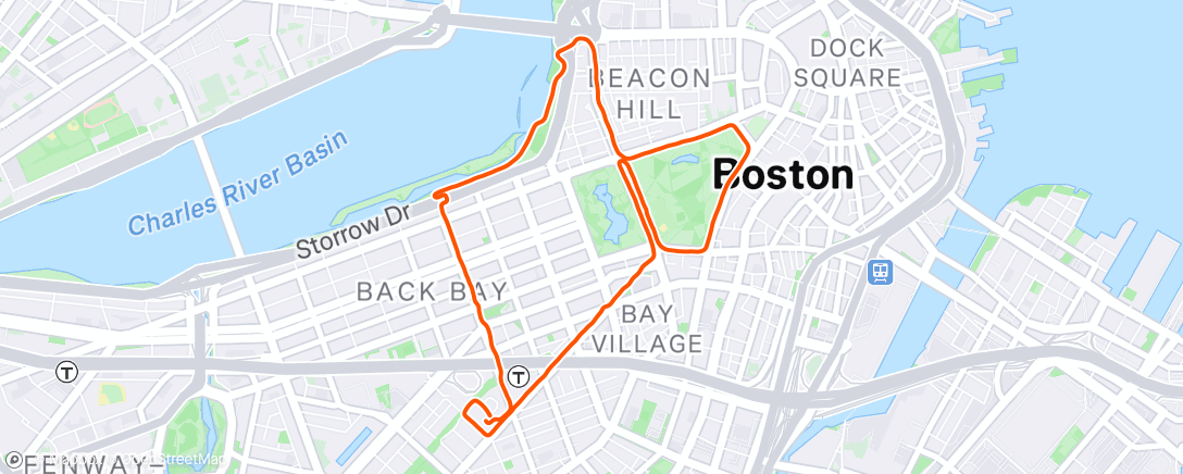 Map of the activity, Post drive shake out