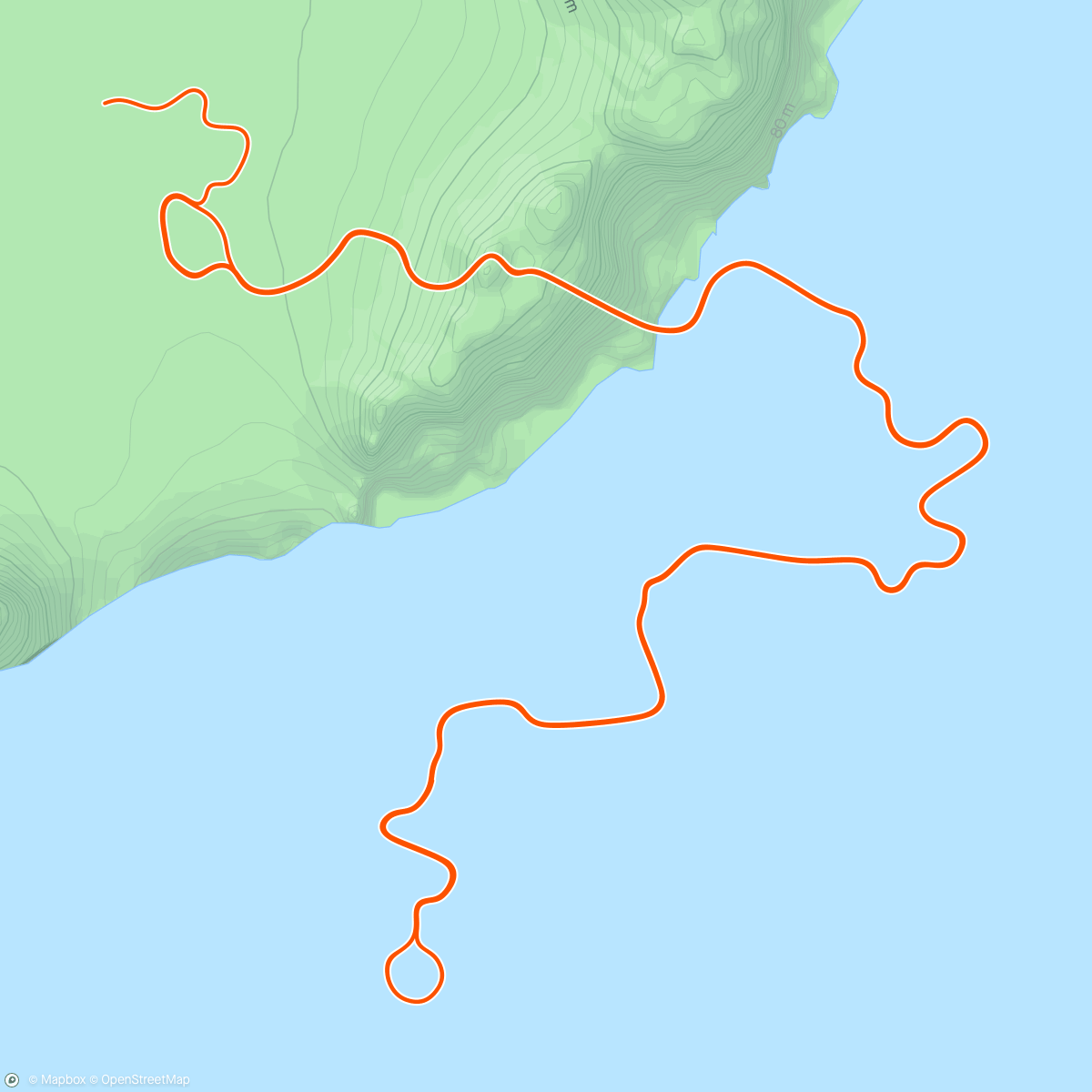 Map of the activity, Zwift - 6x5' in Watopia