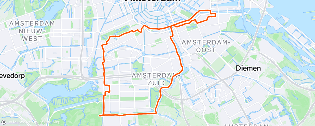 Map of the activity, Alternatieve Koningsdag Koningnacht deel twee