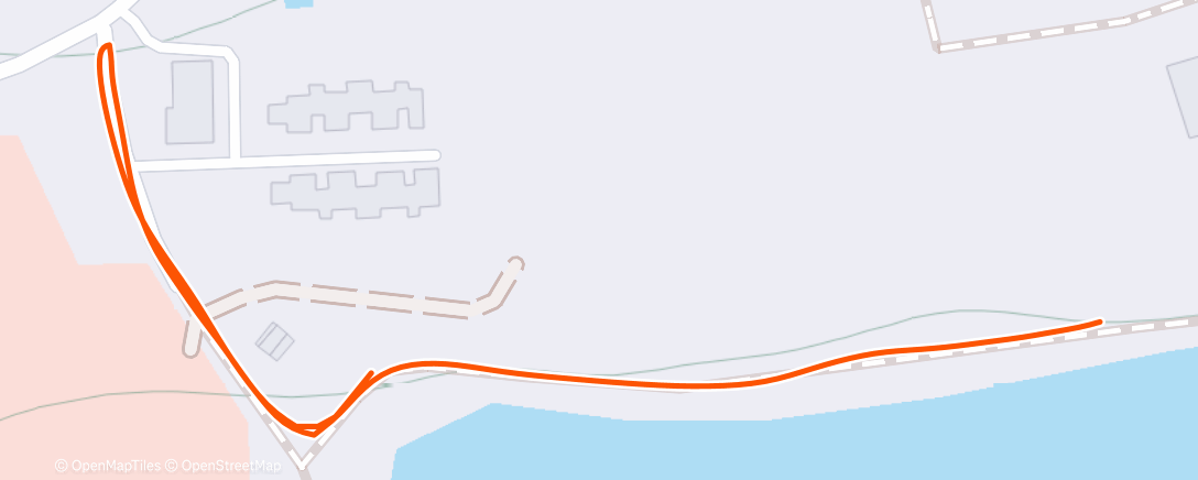 Map of the activity, Trail le matin