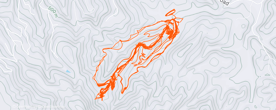 Map of the activity, Afternoon Ride