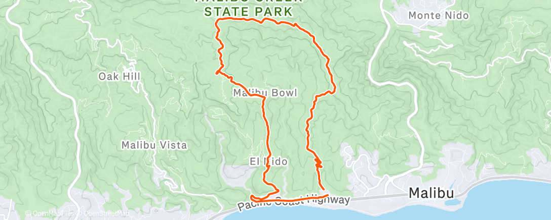 Map of the activity, 12 miles of pure headwind