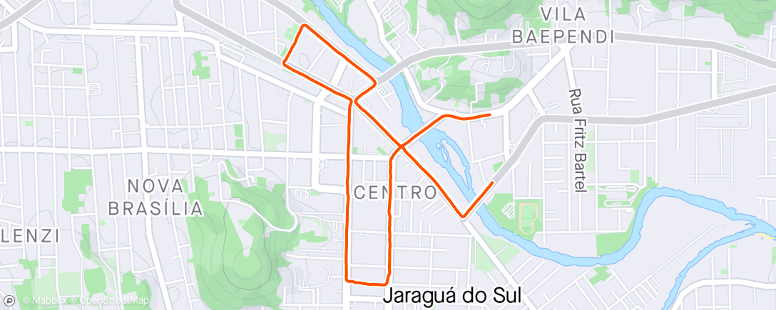 Map of the activity, Passeio ciclístico com a Sofia!