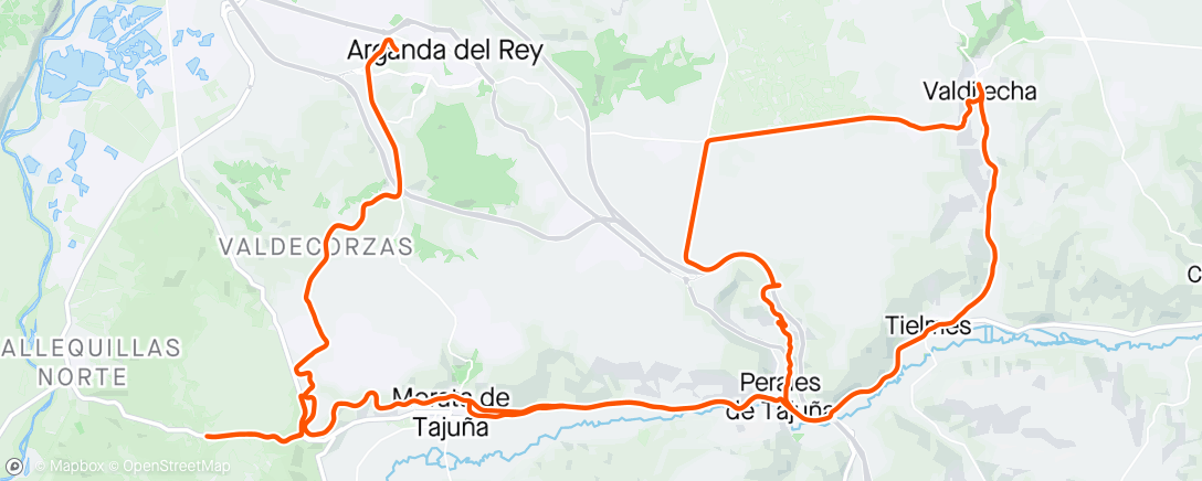 Mapa da atividade, Afternoon Ride