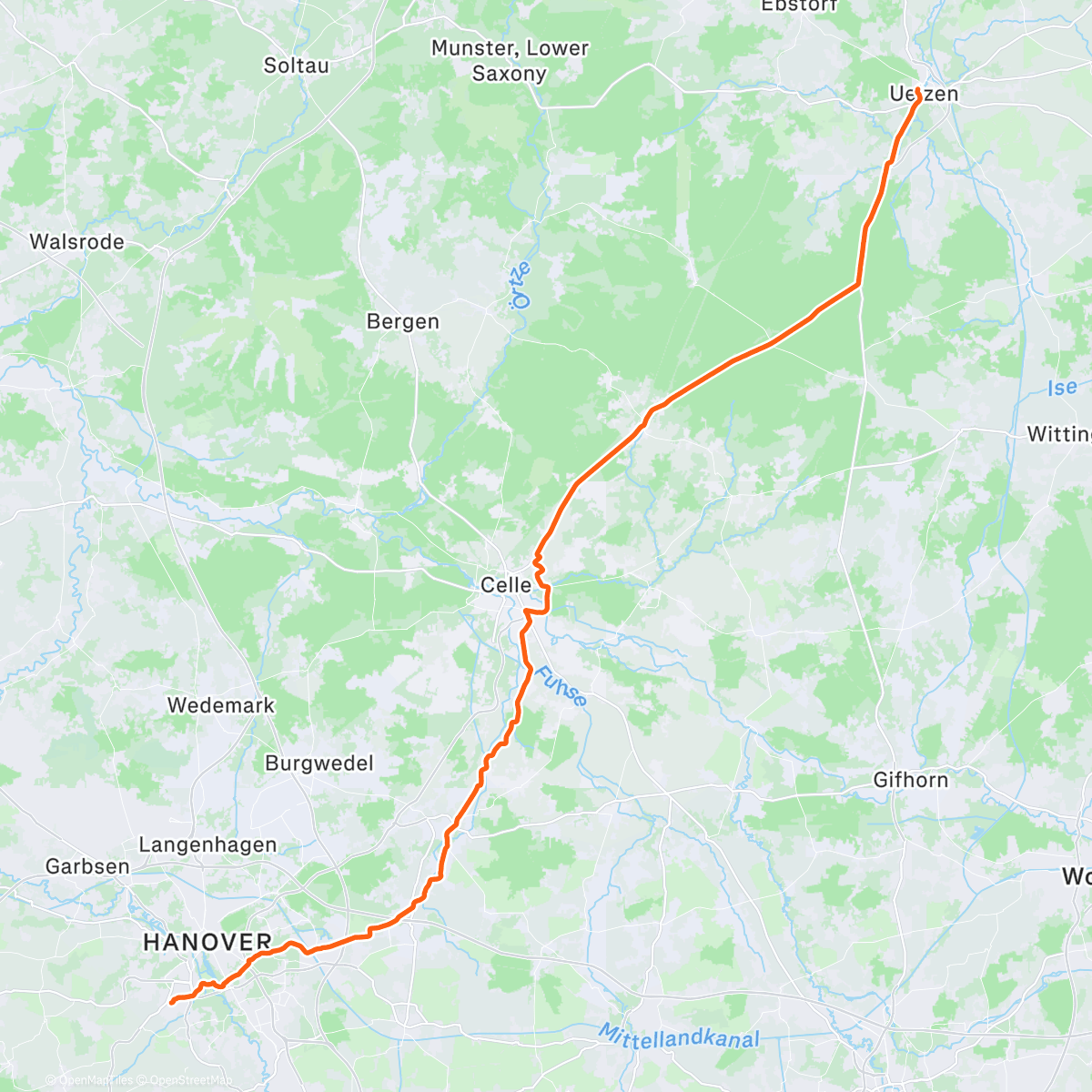 Map of the activity, Offseason beendet - Frohe Weihnachten 🎄