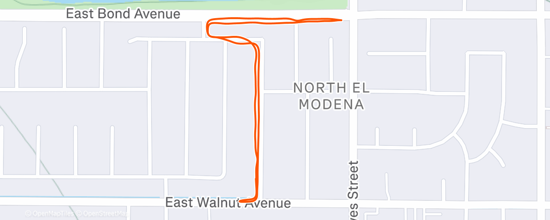 Map of the activity, Late Cool-down