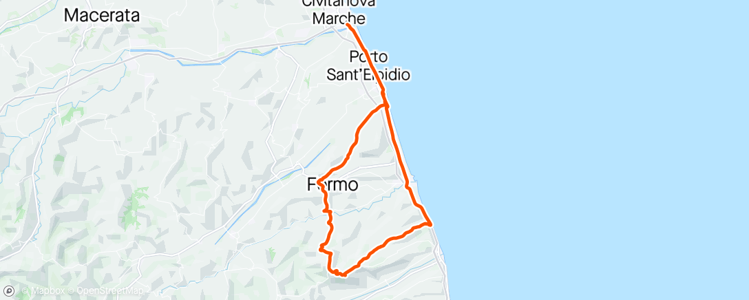 Karte der Aktivität „Giro mattutino”
