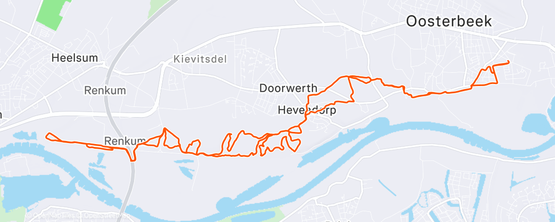 Карта физической активности (Struinen)