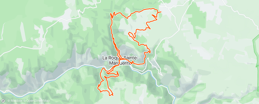 アクティビティ「Sortie VTT dans l'après-midi」の地図