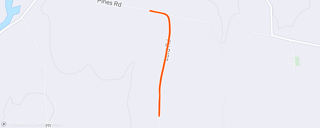 Map of the activity, Evening Walk
