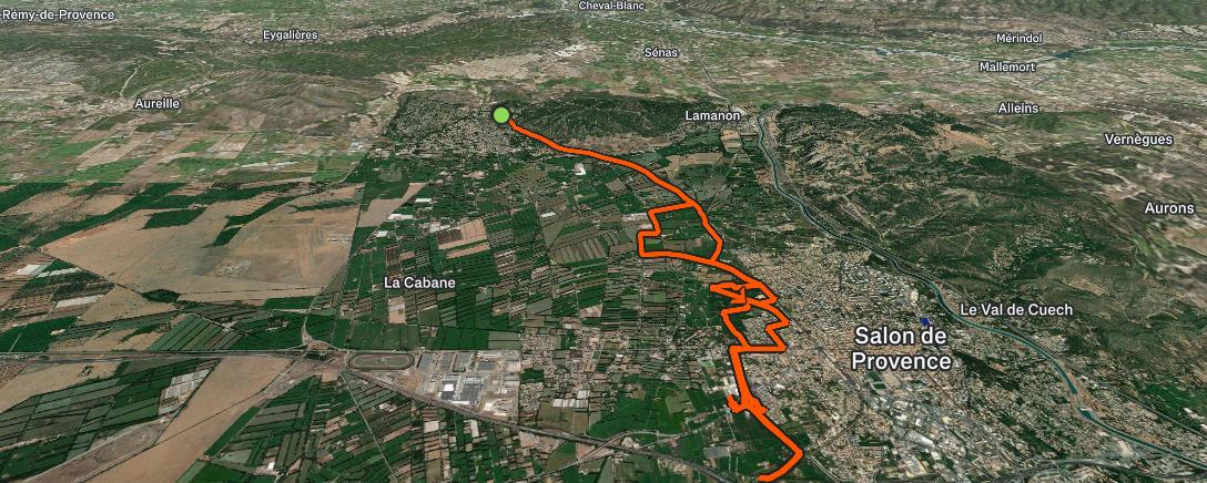 Carte de l'activité