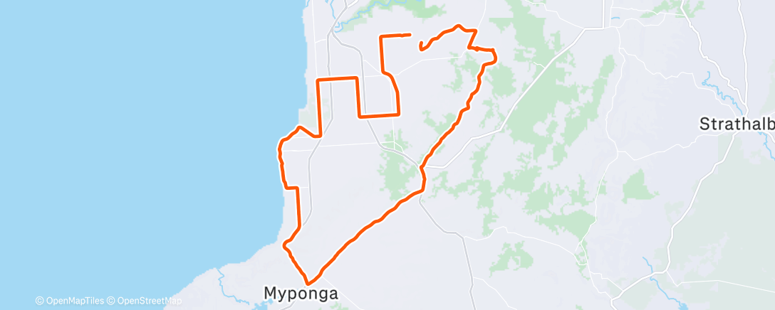 Map of the activity, When the wind is on my side