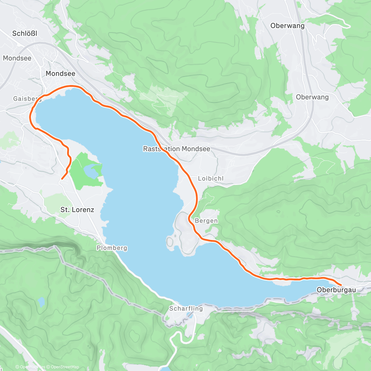 Map of the activity, ROUVY - Group Ride: Wednesday Night Clyde Ride 40:00 Target time.