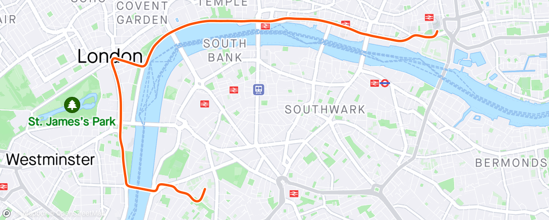 Map of the activity, Zwift - Race: Zwift Insider Tiny Race (4 of 4) (C) on London Loop in London