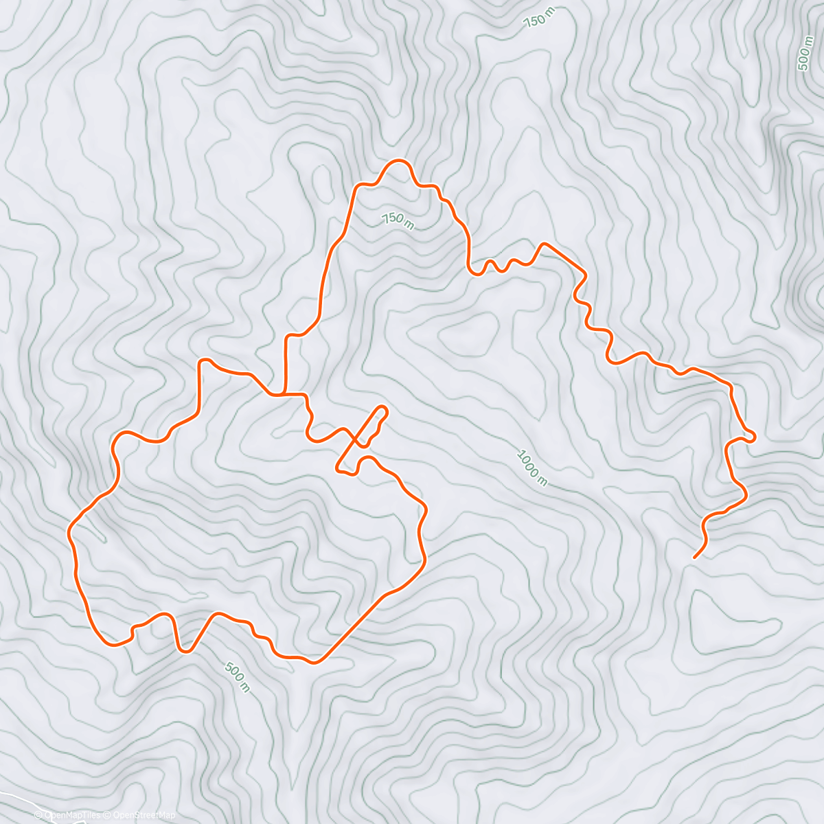 Map of the activity, Zwift - Threshold Development on Bon Voyage in France