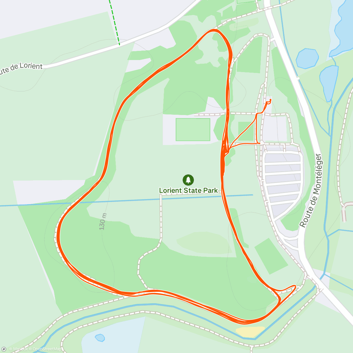 Map of the activity, Fractionné Lorient