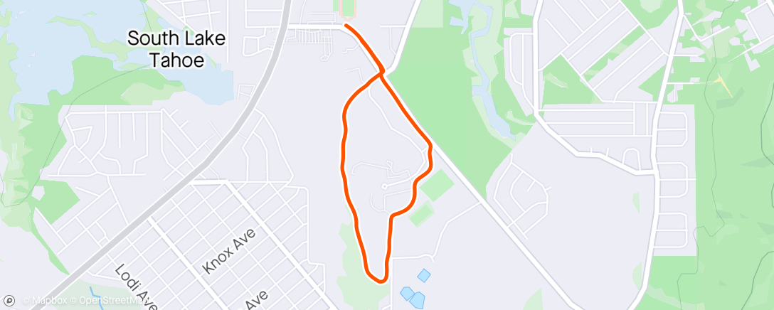 Map of the activity, Track practice