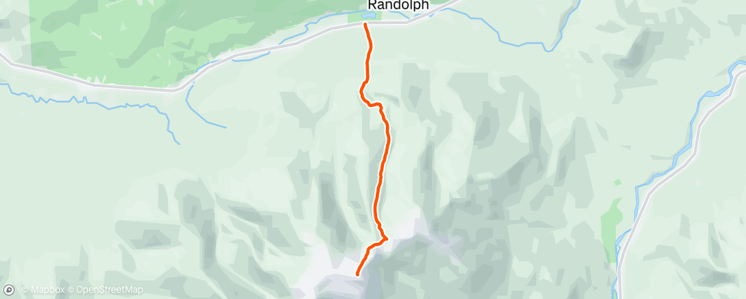 Map of the activity, Post-AVD jog down