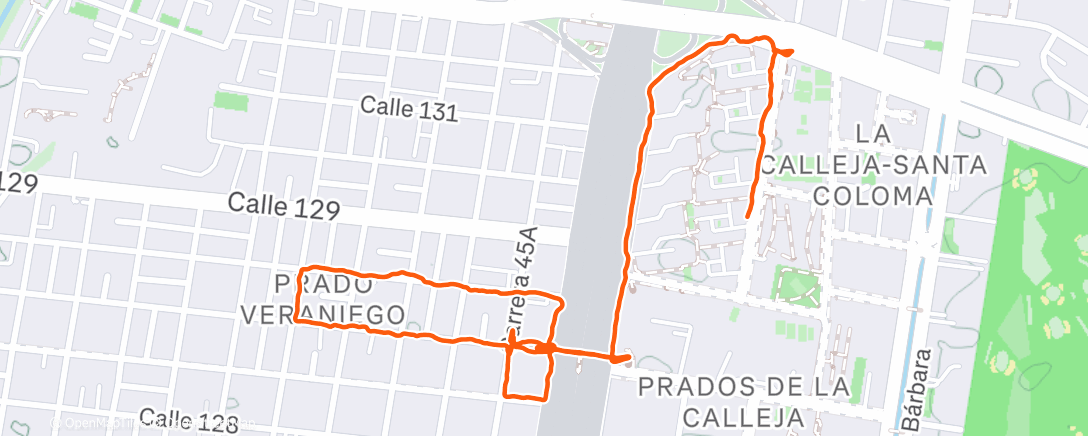 Map of the activity, Aflojando 🕎😜