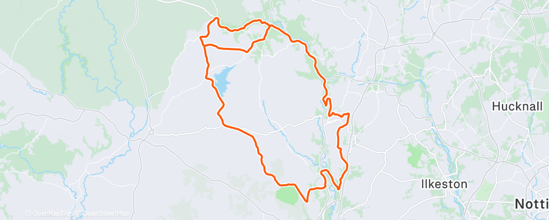 Map of the activity, Morning Ride