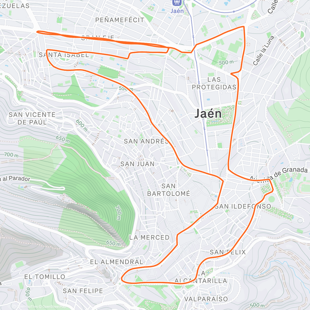 Map of the activity, San Antón 2026