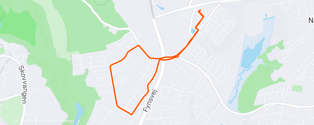 Карта физической активности (Afternoon Run)