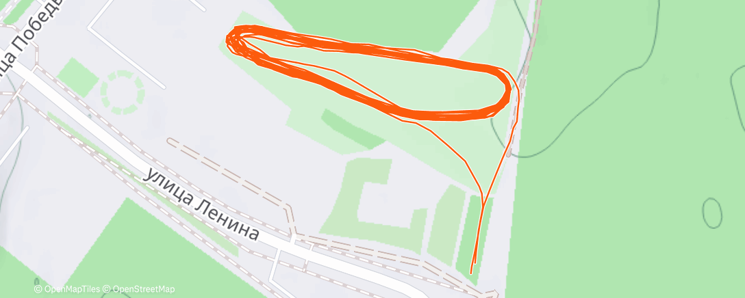 Map of the activity, Afternoon Nordic Ski