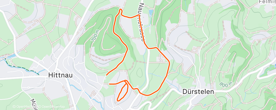 Map of the activity, Argosrun