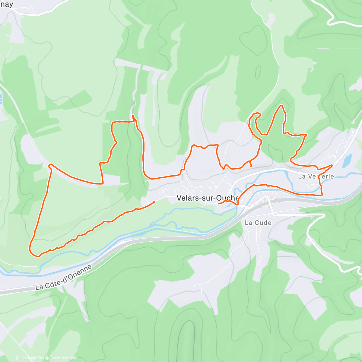 Map of the activity, Footing Cool ❄️