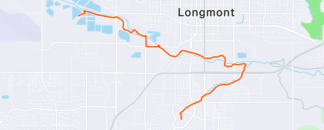 Carte de l'activité Morning Run