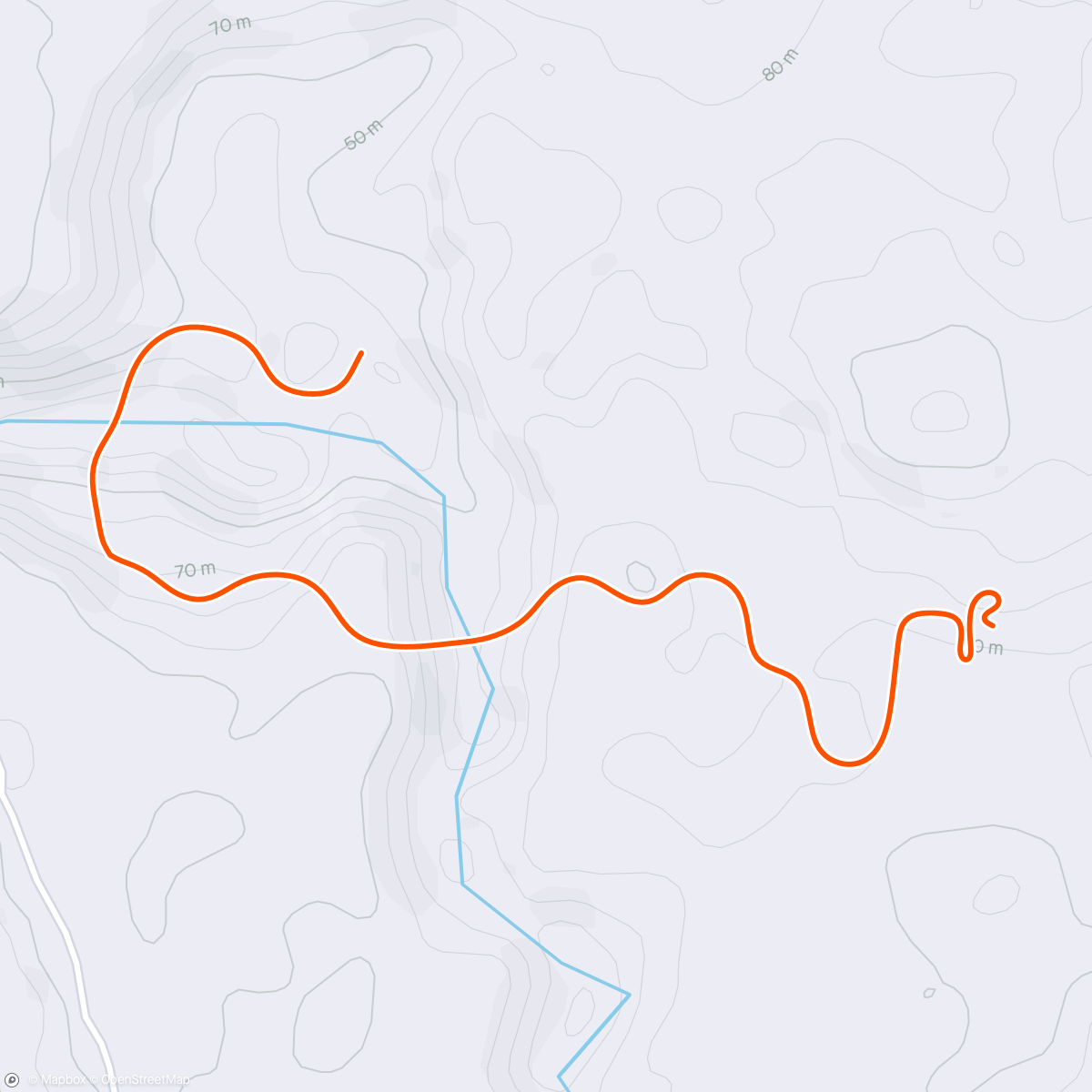 Map of the activity, Zwift - Through the Zones #1 in Makuri Islands