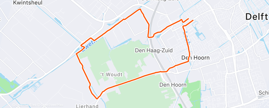 Карта физической активности (Lunch Run)