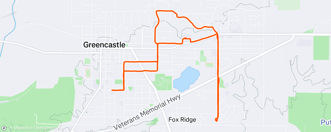 Map of the activity, Morning E-Bike Ride