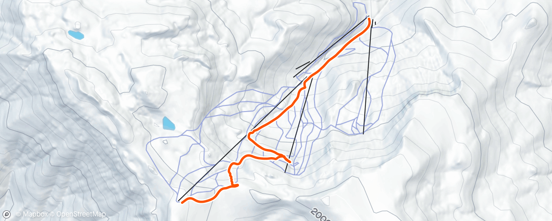 Map of the activity, Afternoonski